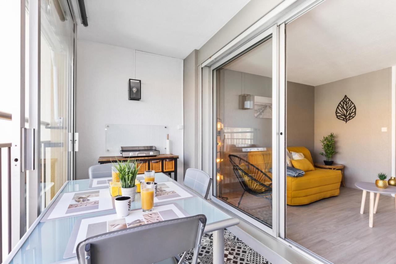 Appartement Little Venezia by POM, au bord de l'eau, parking à Agde Extérieur photo