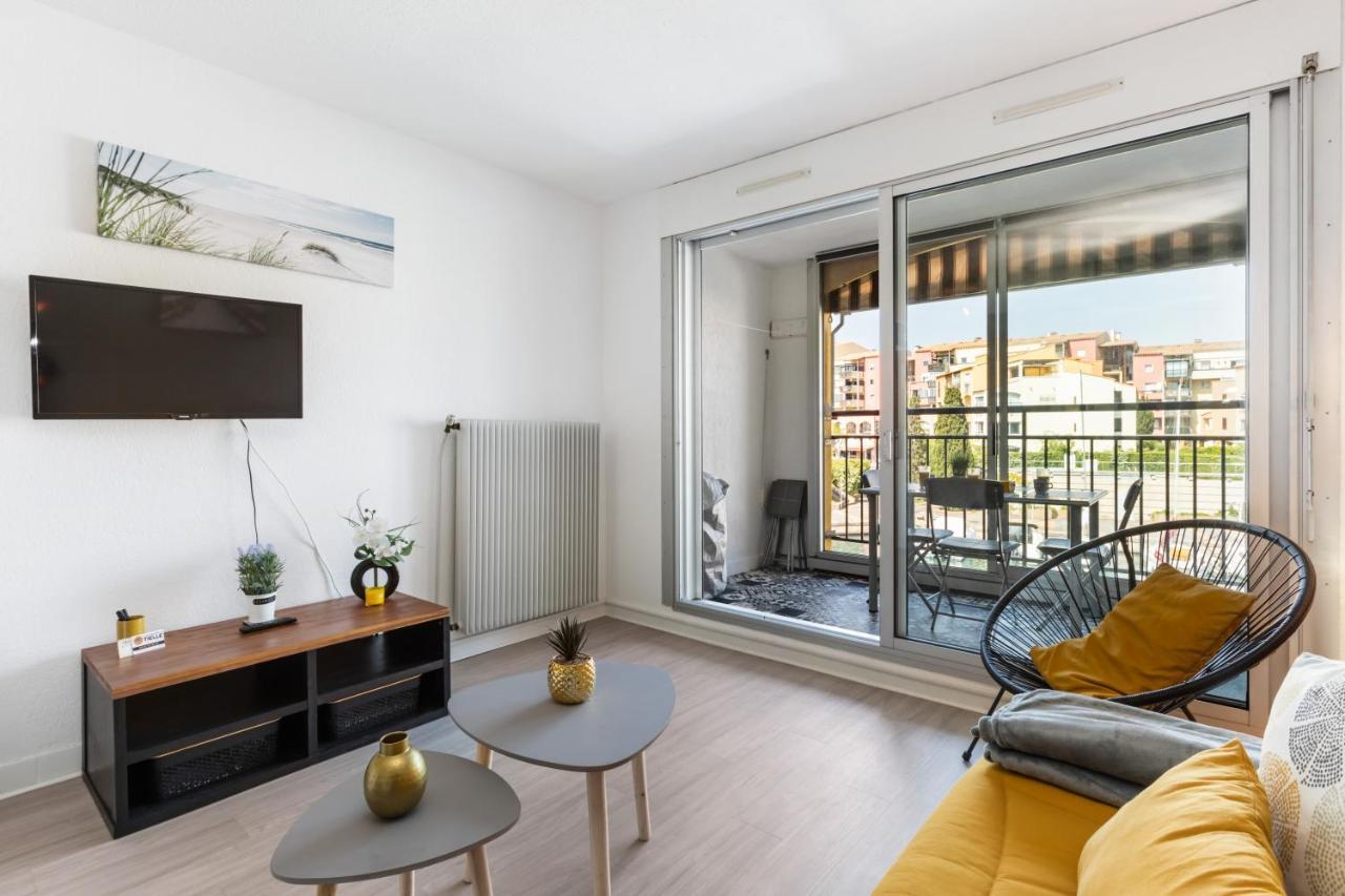 Appartement Little Venezia by POM, au bord de l'eau, parking à Agde Extérieur photo
